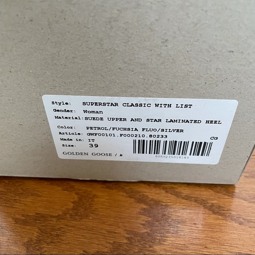 Golden Goose Superstar Petrol Fuschia Women’s 39 - Picture 3 of 8